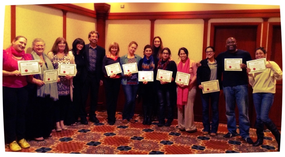 The first group of Clinically Qualified Resource Therapists to graduate in the Middle East - Bahrain 2014