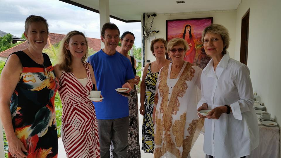 Afternoon tea at one of the many training programs in Ubud, Bali