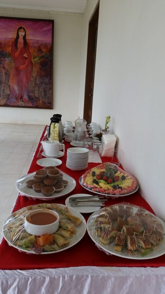Photo of Morning Tea at a Clinical training held in Ubud, Bali